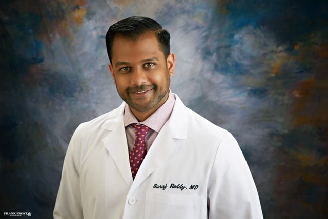Proudly endorsed by a local dermatologist Suraj G. Reddy, MD, FAAD