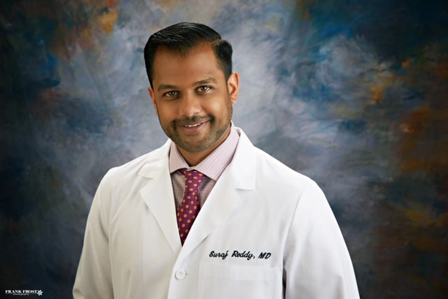 Orgullosamente respaldado por un dermatólogo local Suraj G. Reddy, MD ...