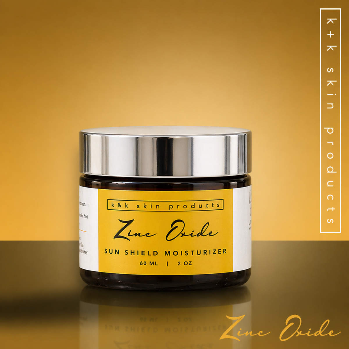 Zinc Oxide Sun Shield Moisturizer for daily UV protection