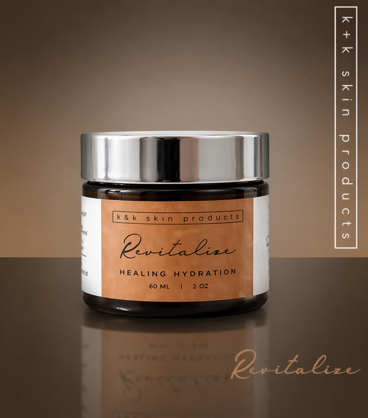 Revitalize Healing Hydration applied to the face