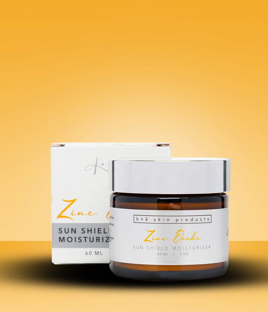 Crema hidratante protectora solar con óxido de zinc